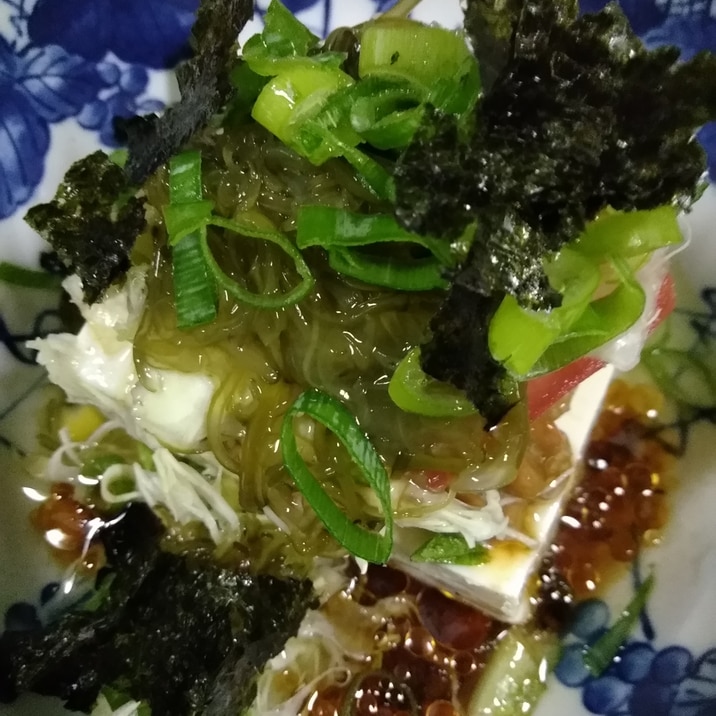 ダイエットにこれ 納豆とめかぶと豆腐のサラダ レシピ 作り方 By なのなのなの 楽天レシピ